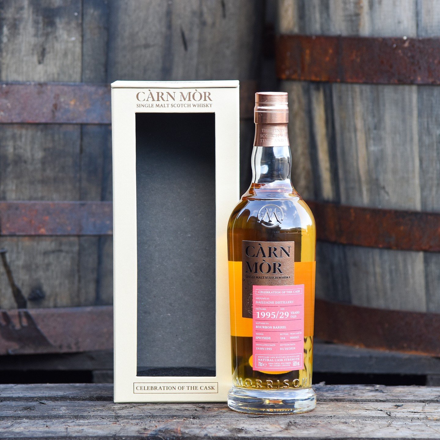 Celebration of the Cask feature: Dailuaine 1995⁠
⁠
This Dailuaine has been maturing in a second fill Bourbon barrel for 29 years, capturing the essence of this distillery's grassy nature, whilst imparting notes of pineapple cubes and crisp orchard fr