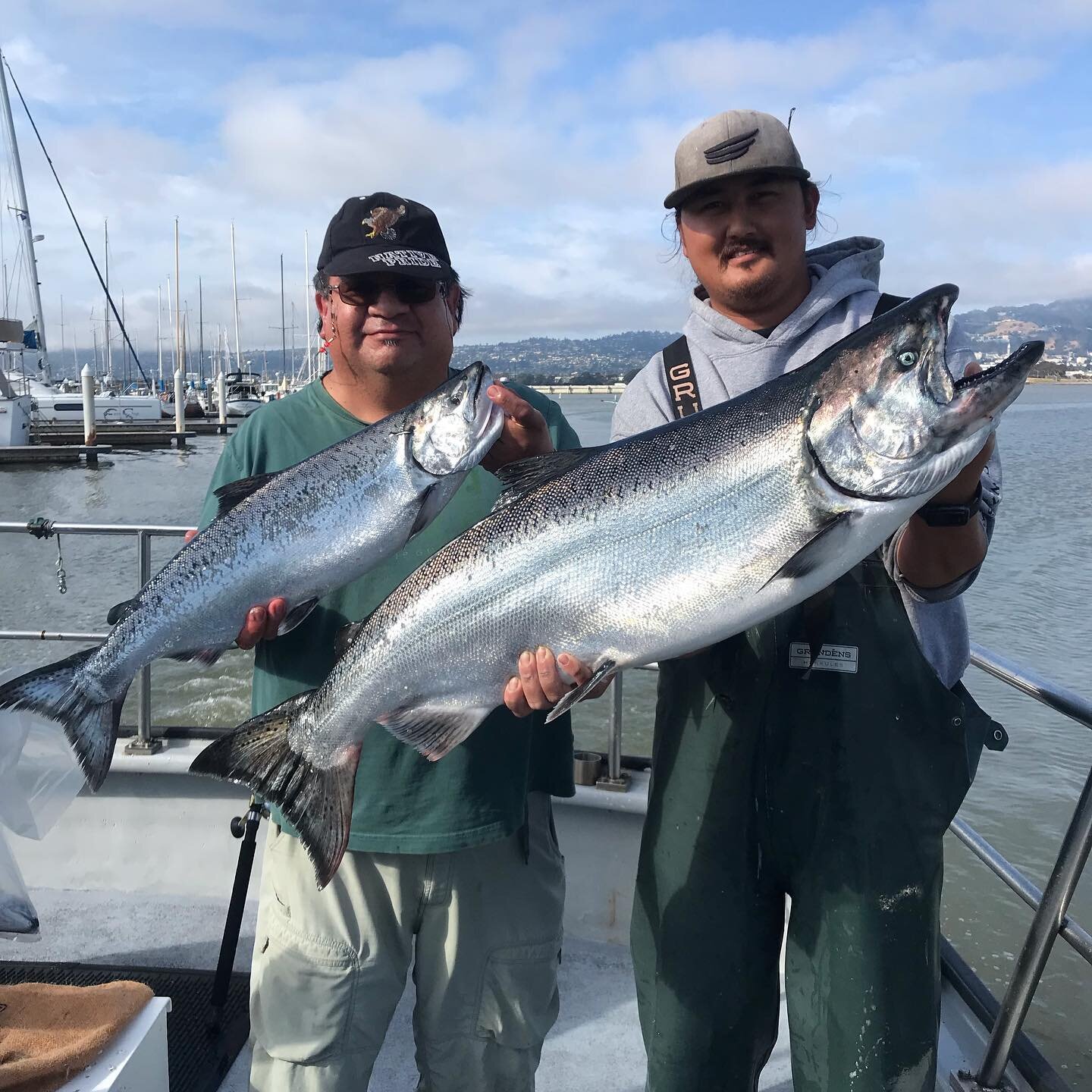 We were all over the ocean today! Finally found some fish that wanted to bite! Our 14 anglers ended the day with 23 salmon to 30 lbs! I want to thank the people for fishing hard and not giving up! #fishemeryville #pacificpearlcharters #salmon #thisis