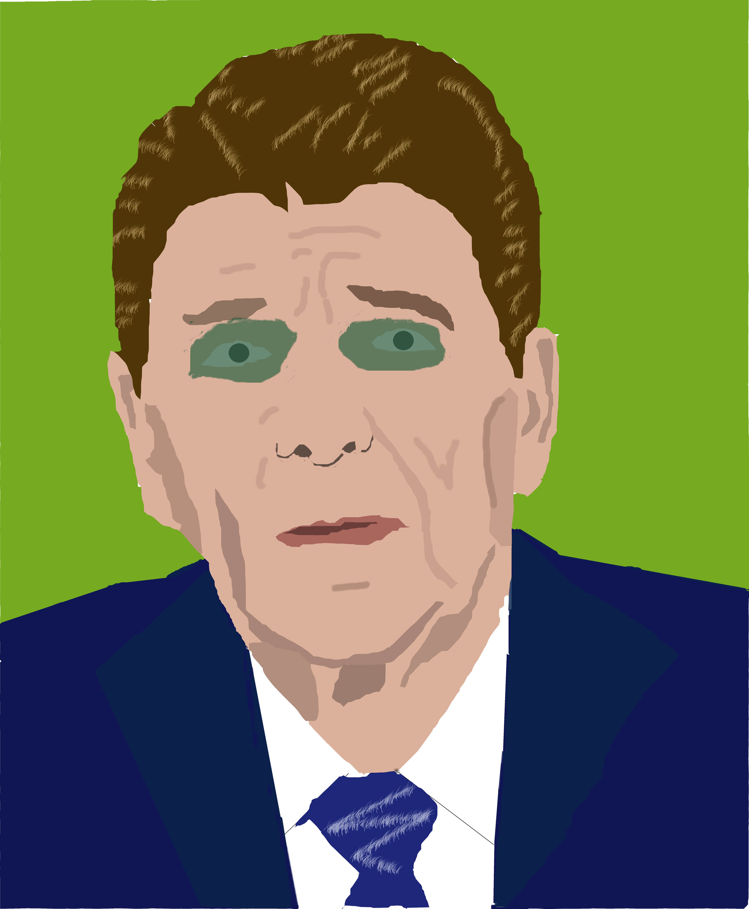 I work in Photoshop then on canvas