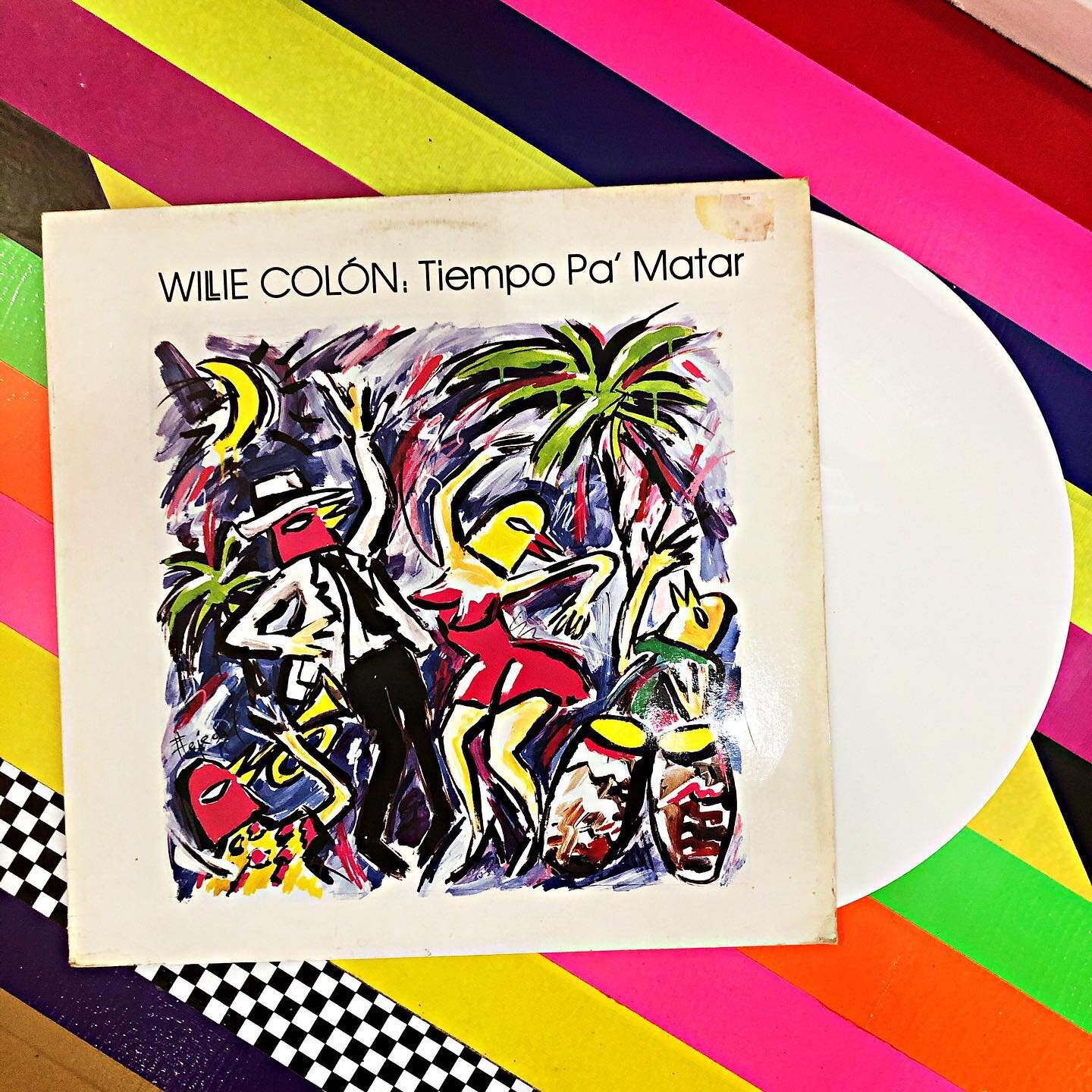 Willie Colon - &lsquo;Tiempo Pa&rsquo; Matar' on white vinyl! Won&rsquo;t see it again for a loooong time. Are you willing to sleep on this one? 
.
Willie Colon - 'Tiempo Pa' Matar' sur vinyle blanc ! Je ne le reverrai plus avant longtemps. Etes-vous