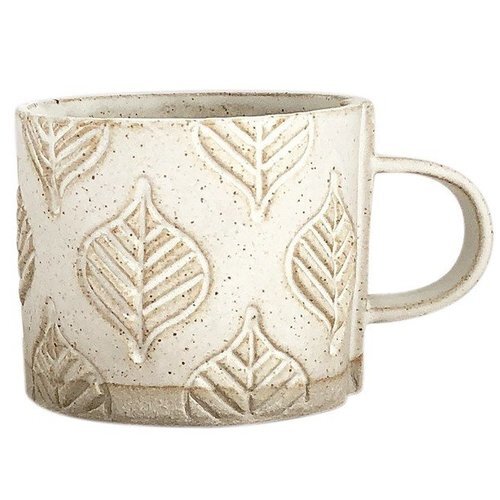 Leaf Stoneware Mug