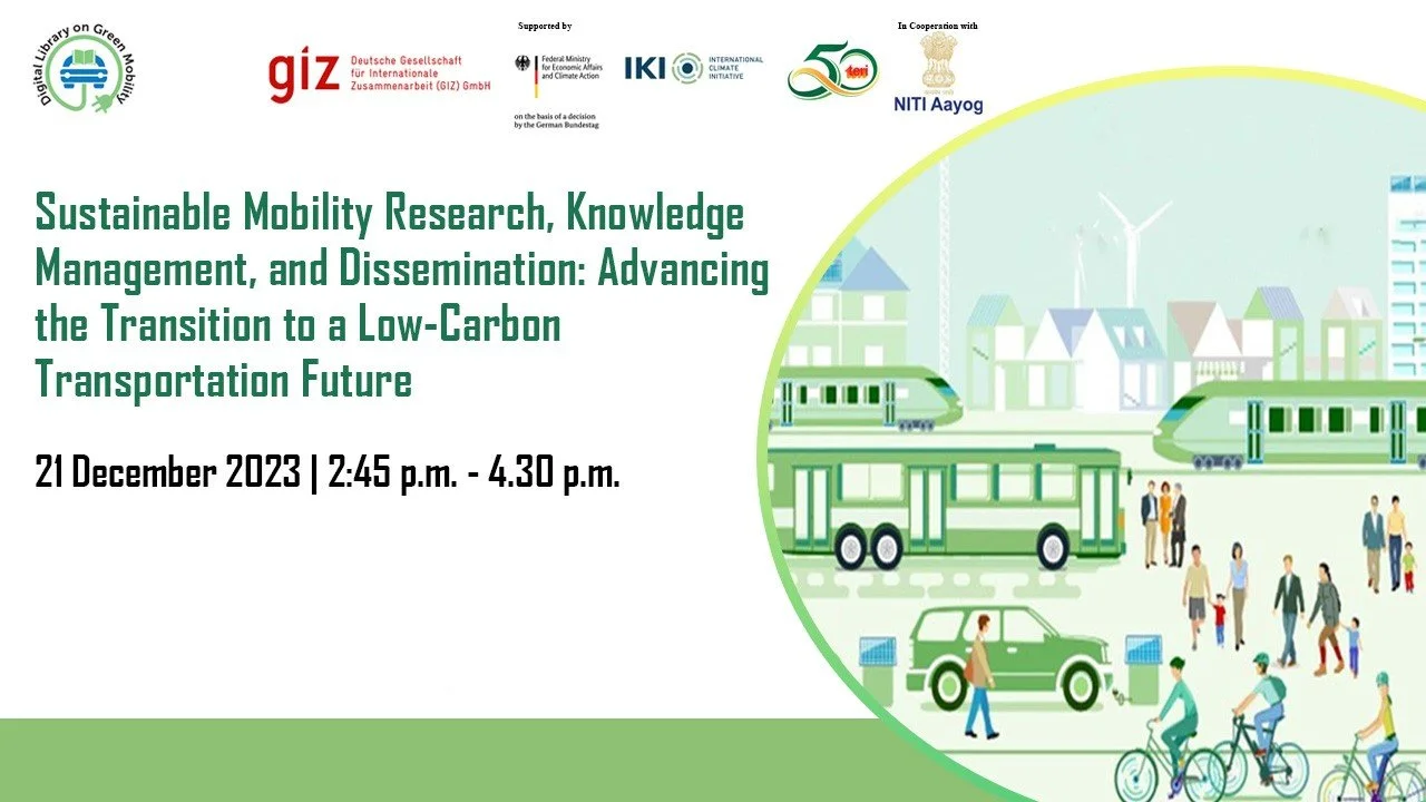 TERI / NITI Aayog Webinar on Sustainable Mobility Research — NDC ...