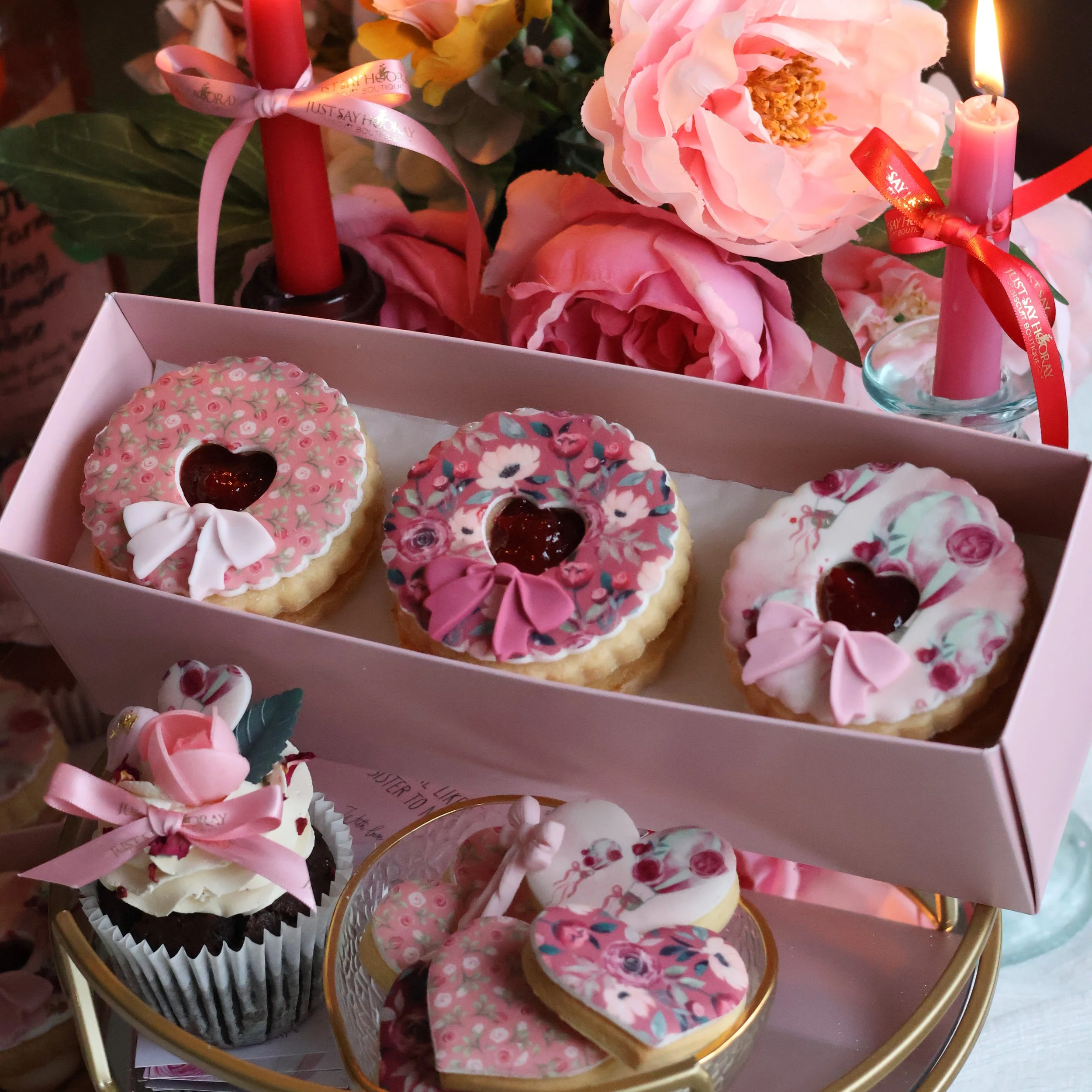 Trio Shortbread Sandwich Rounds