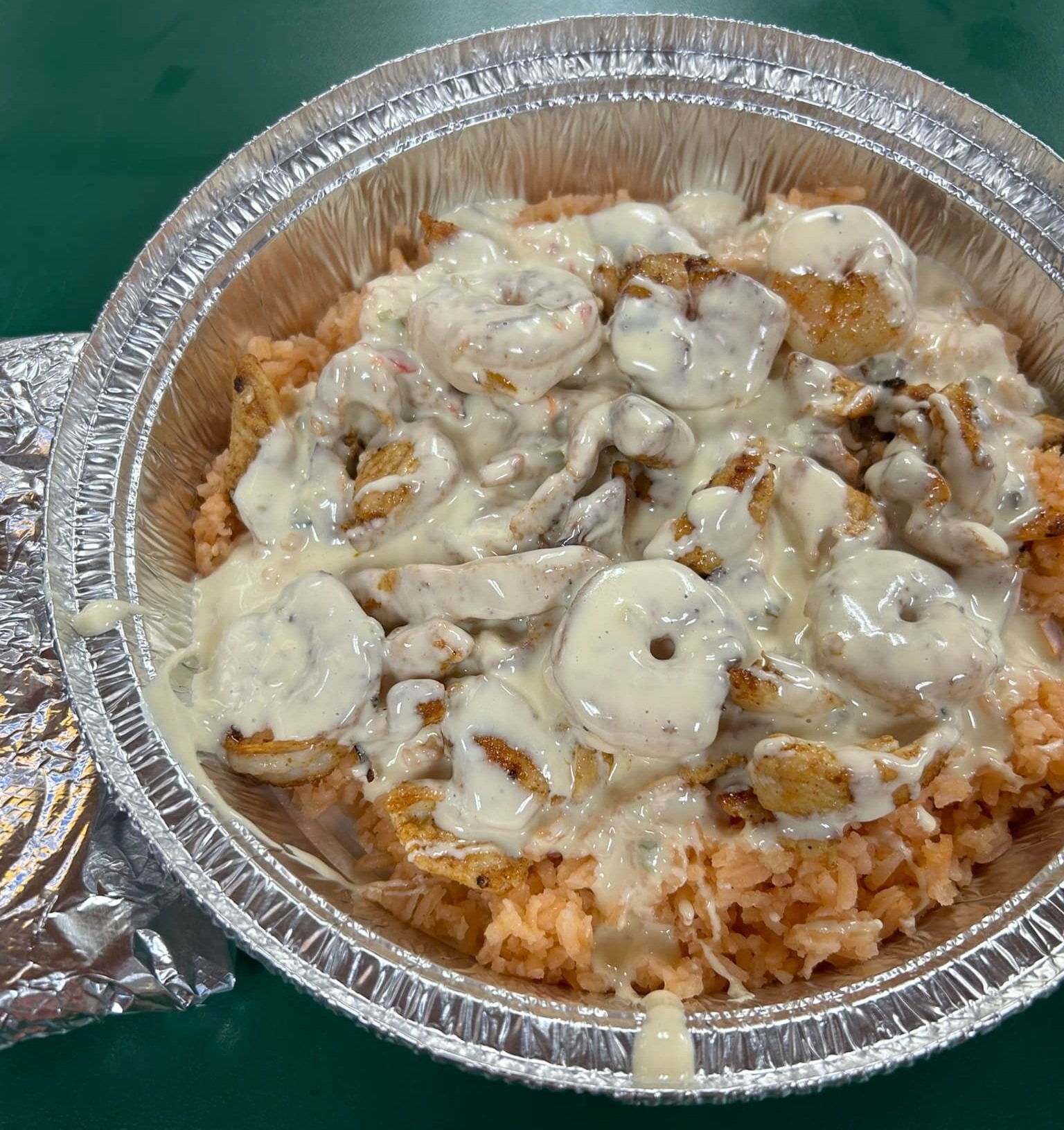 Pollo Con Camaron