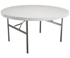 Lifetime brand 60" Round Folding table