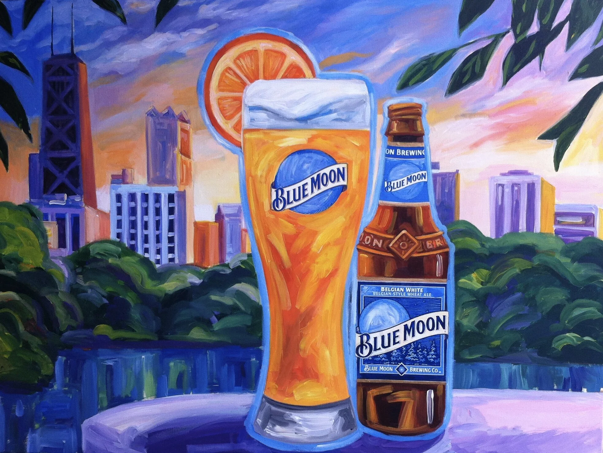 Blue Moon Brewing Mural Tour Gove Art Mural Artist In Austin Texas