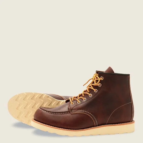 Red Wing 8138 Classic Moc Toe Briar Oil Slick Boots