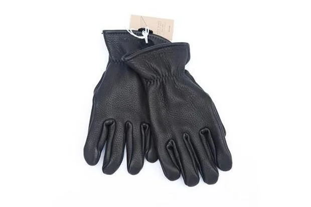 Red Wing Leather Lined Buckskin Glove Black  95232