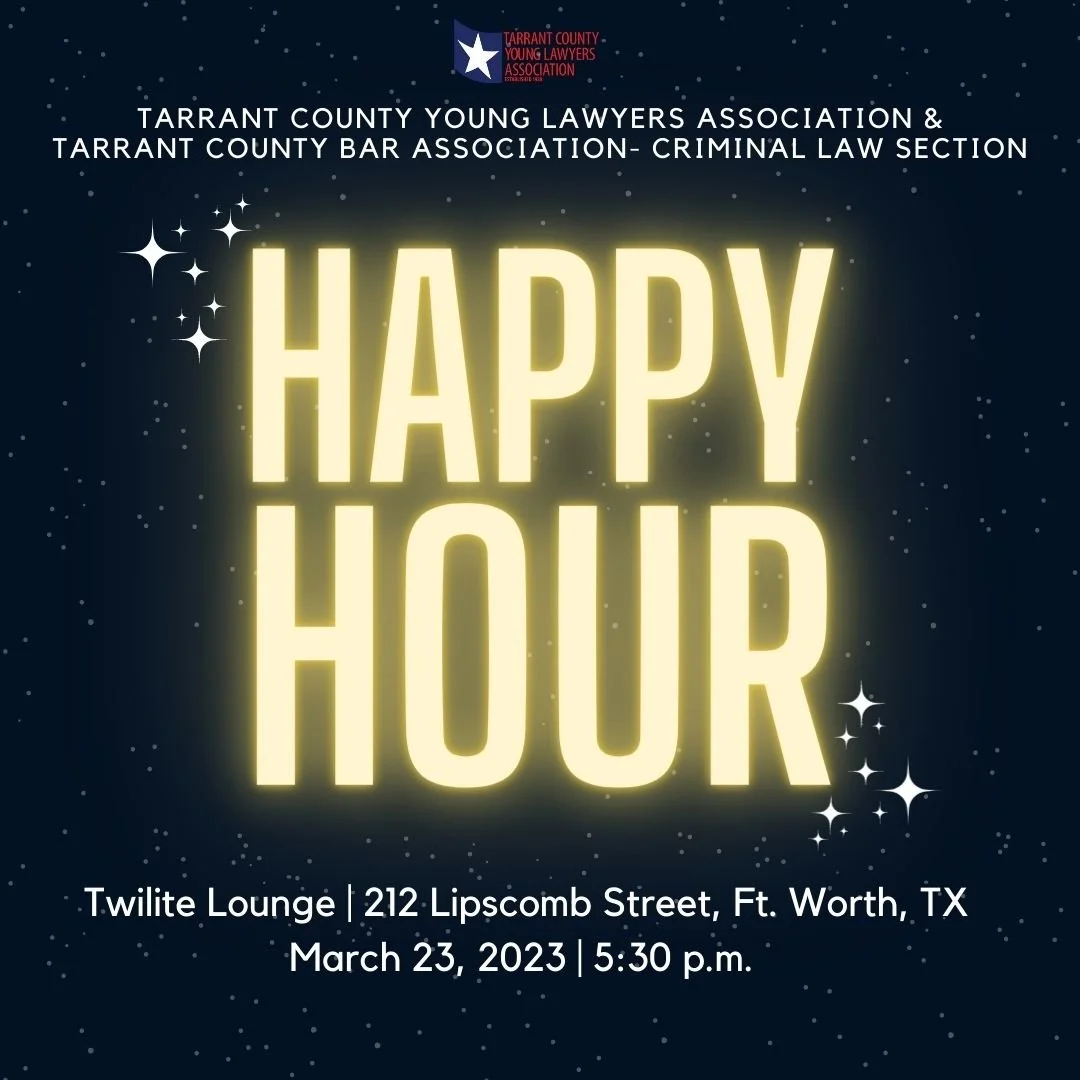 Events — Tarrant County Young Lawyers Association