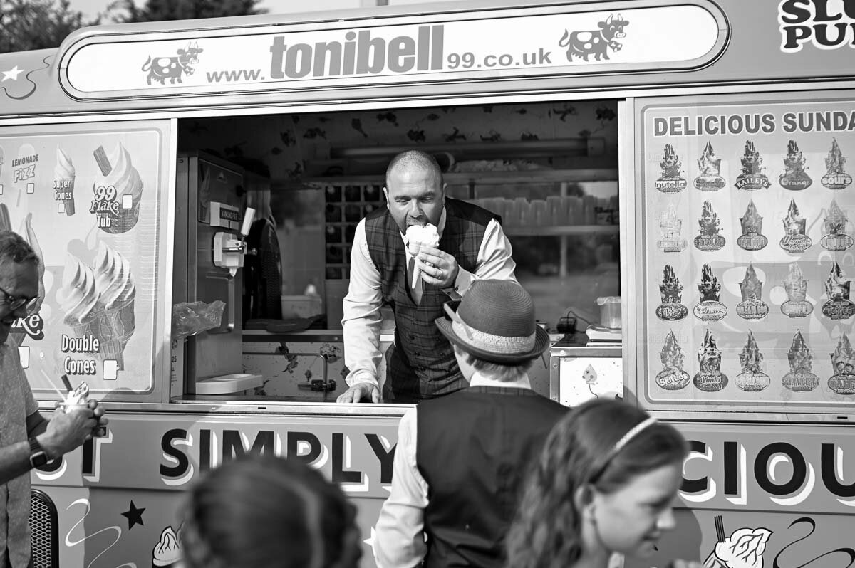    Tanya hired an ice cream van from  ToniBell . The adults were like kids again.  