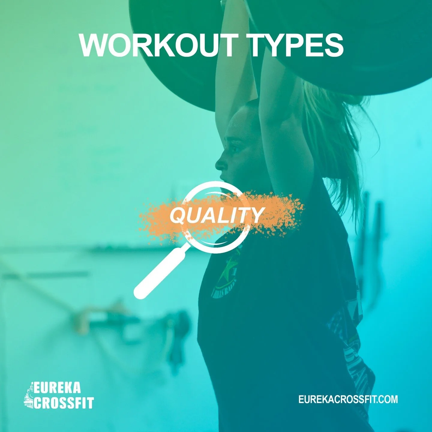 QUALITY workouts are typically designed for a higher level of practice, 
skill development, intentional movement, or recovery. They can be long or short, 
heavy or light, low volume or higher volume. In most QUALITY workouts, we are 
purposefully red