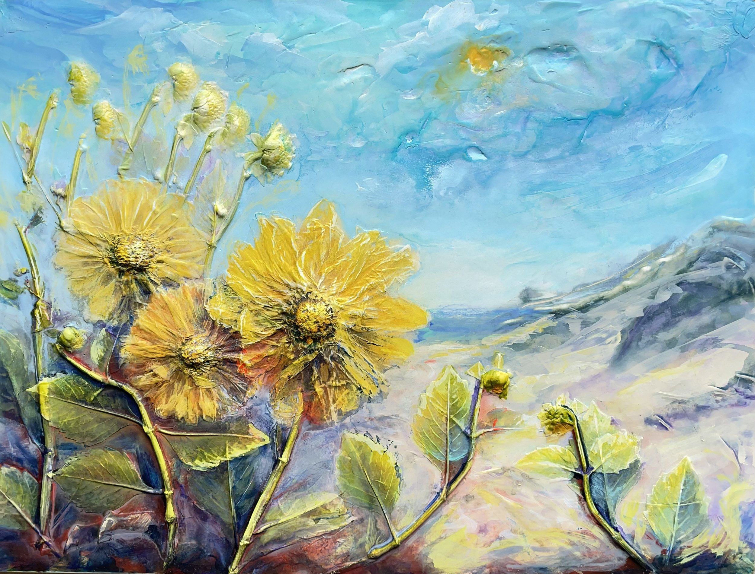 Melissa Mulder_Sunny with a chance of Sand_Mixed Media Fresco_20x15._$498.00.jpeg
