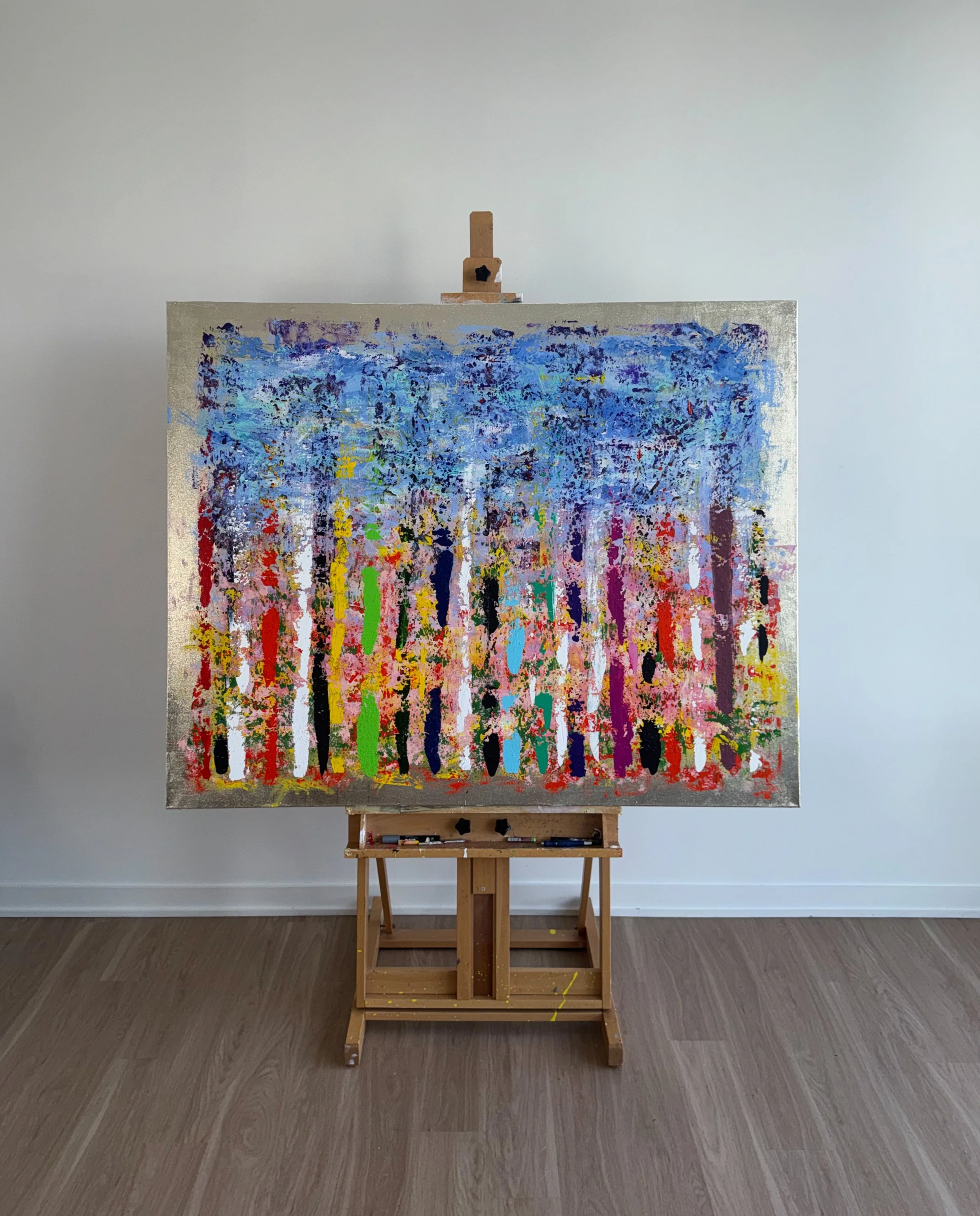 SOLD. Chroma
Mixed Media on Canvas 
60" x 48"
