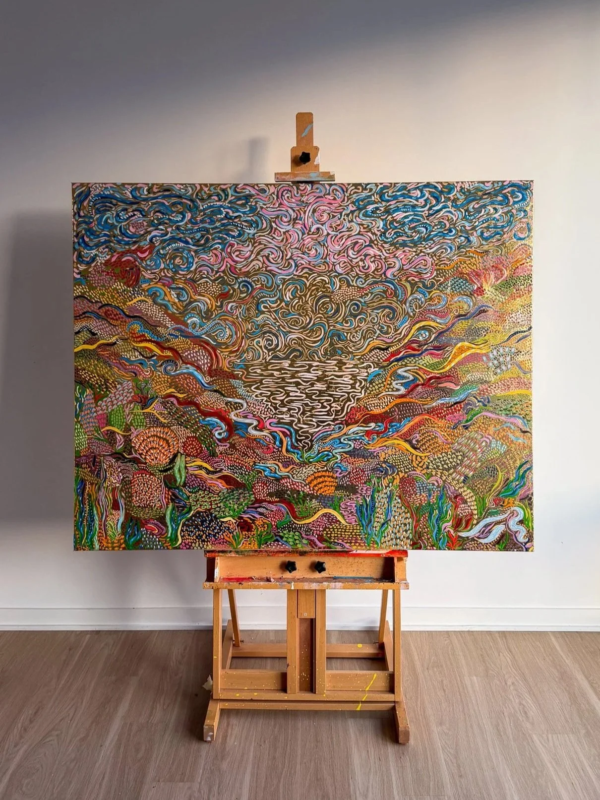 Aureate, 2026
Oil & Gold Leaf on Canvas
60"x48"