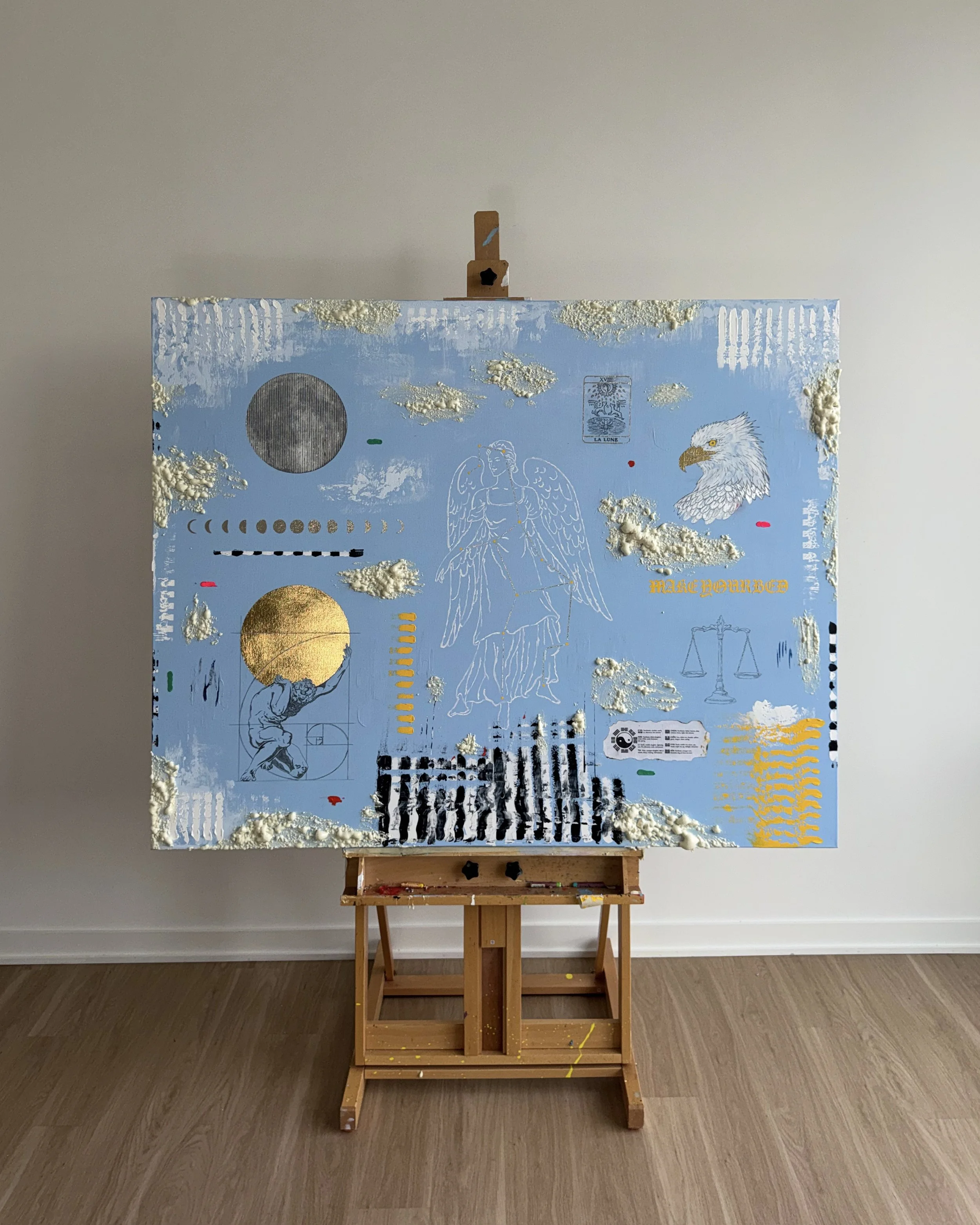 SOLD. Ad Astra, 2026
Mixed Media on Canvas
60”x48”