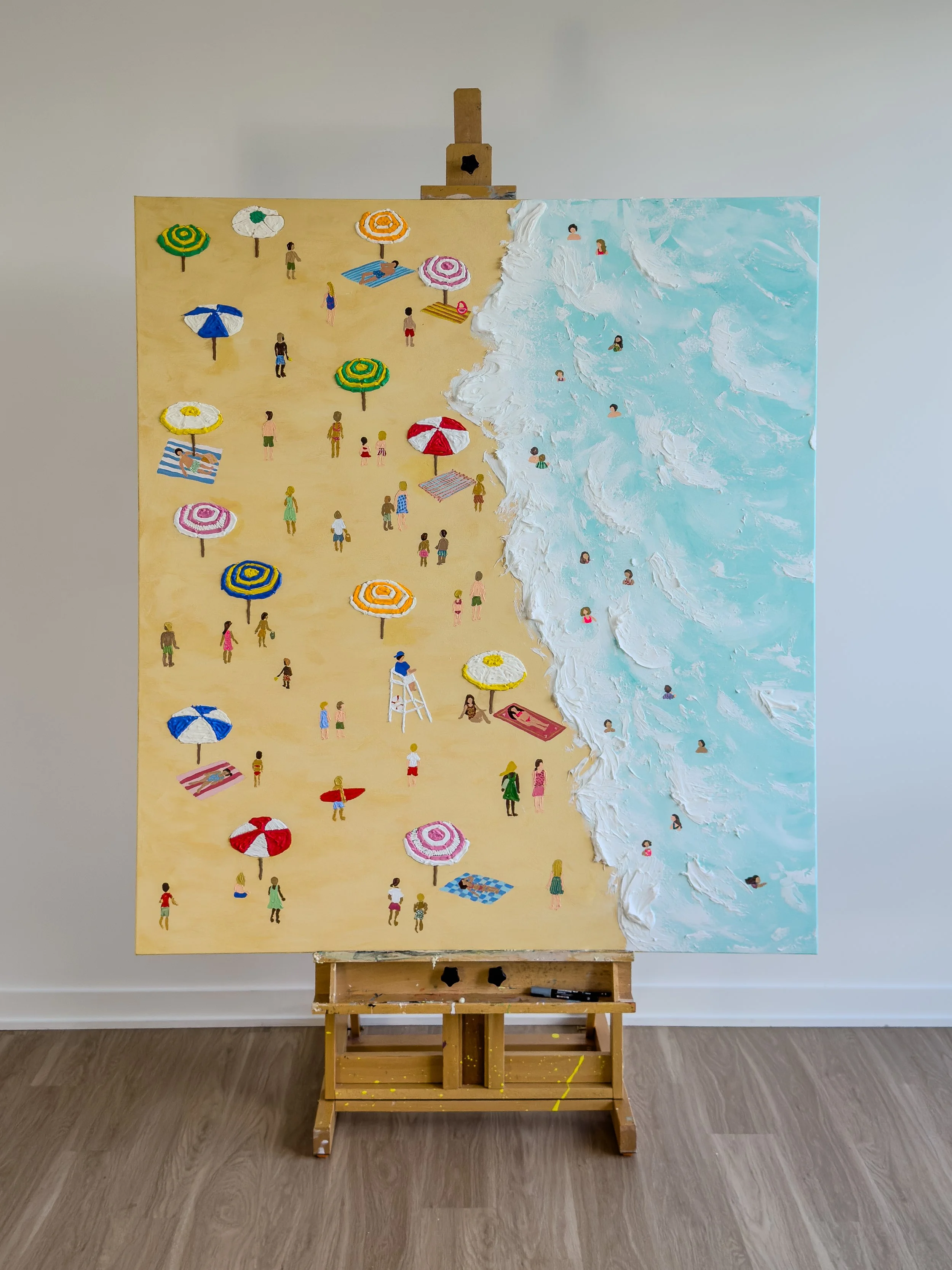 SOLD. Beach, 2025
Acrylic on Canvas
60"x72"