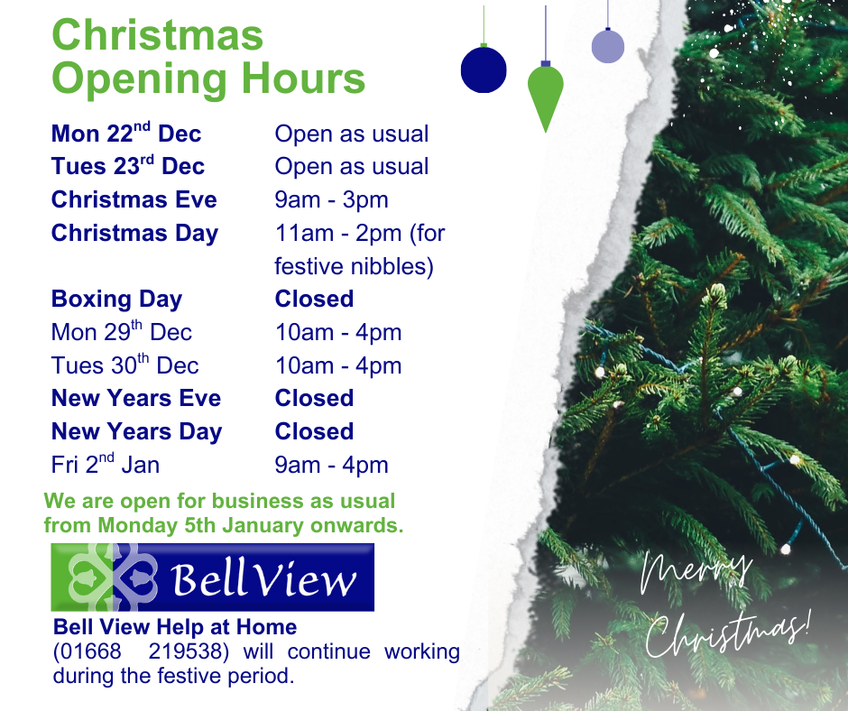 Christmas Opening Hours