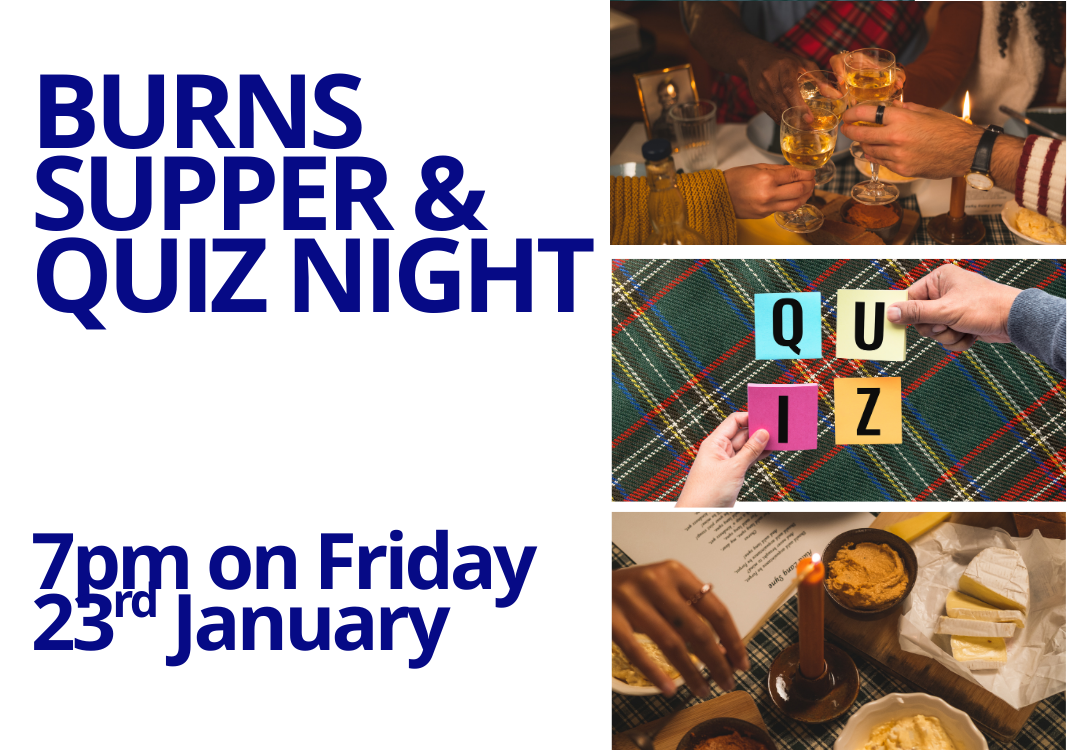 Burns Night Quiz &amp; Burns Night Supper (Optional)