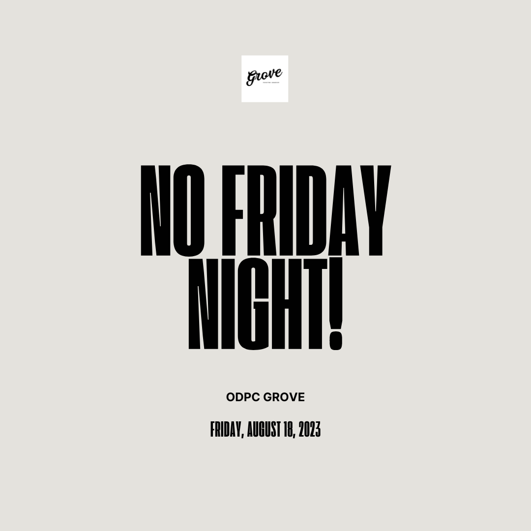 No Friday Night Youth Group