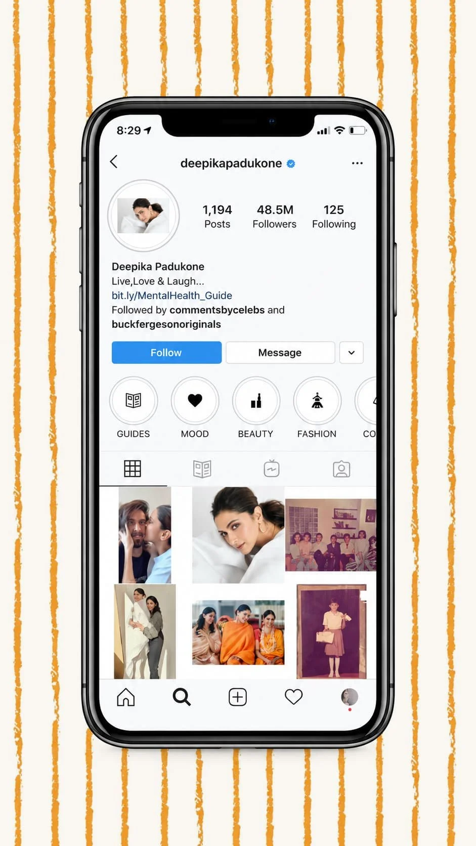 Compte Instagram de mannequin pour développer sa visibilité et soutenir sa carrière