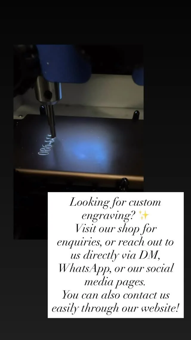 Custom engraving services
#engraving #personlisedgifts #boynejewellersdrogheda #drogheda #shoplocal #louth #accessories