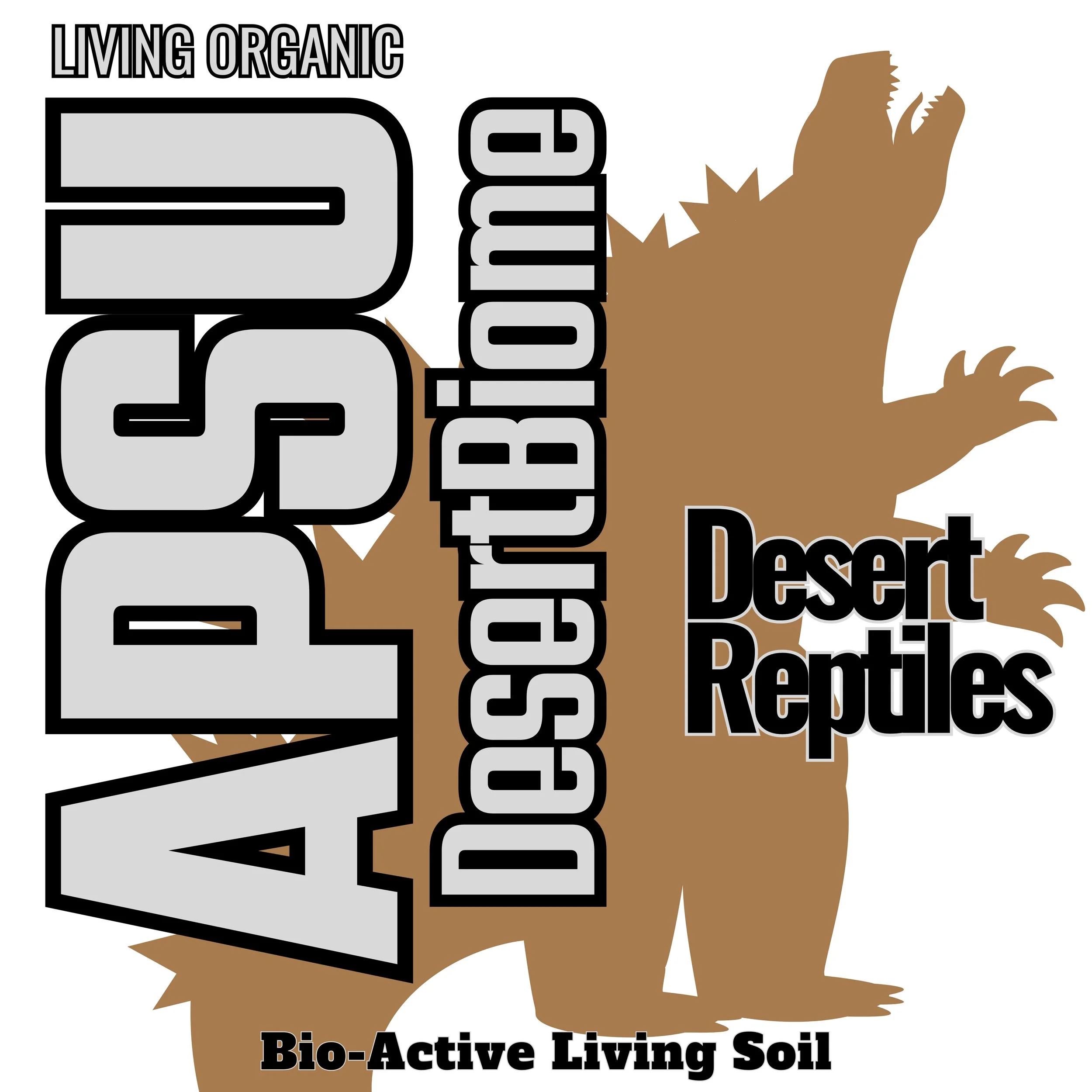 Fast-draining arid substrate replicating natural desert ground for burrowing reptiles in low-humidity environments.