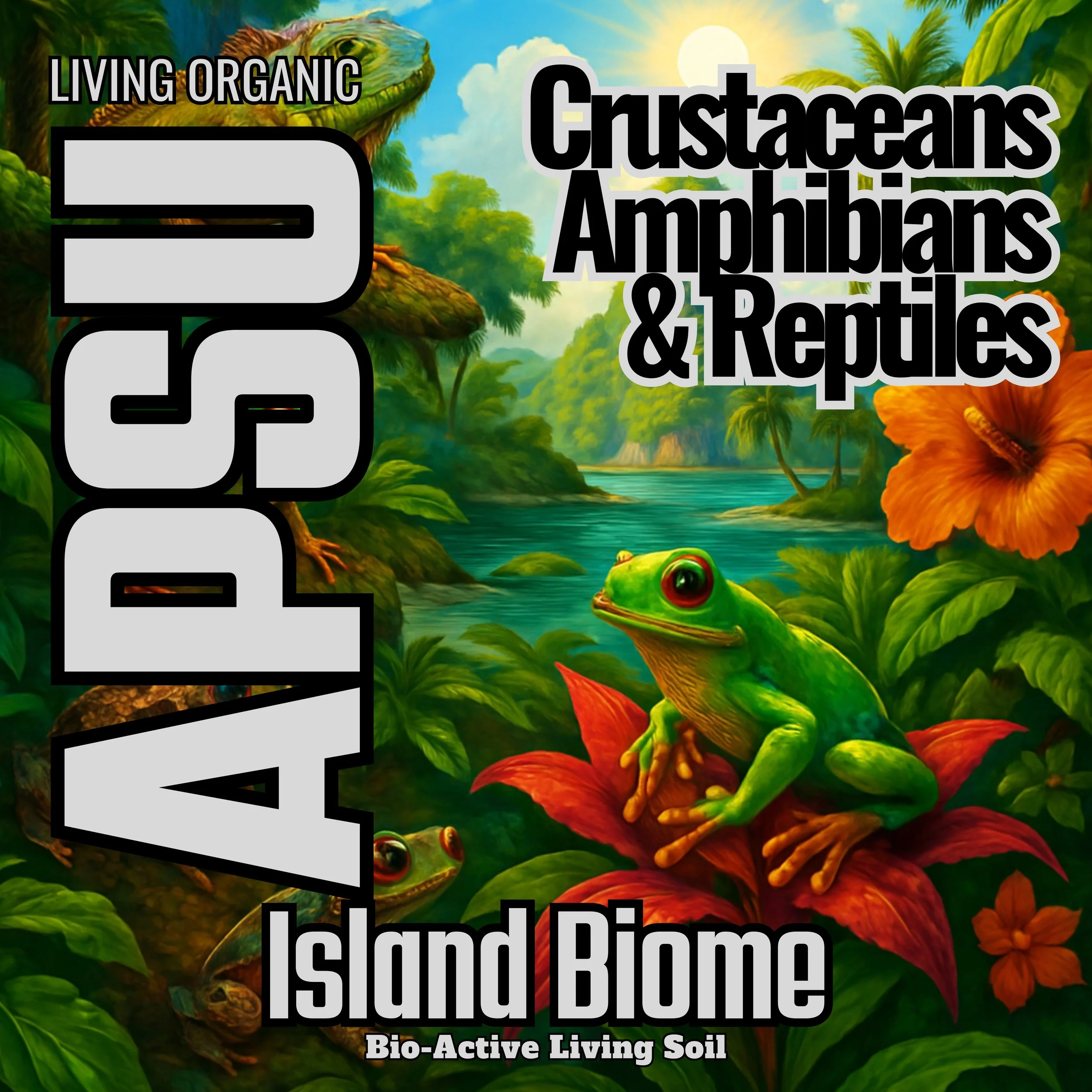 Tropical rainforest substrate holding moisture evenly, supporting bioactive ecosystems, live plants, and humidity-loving reptiles.