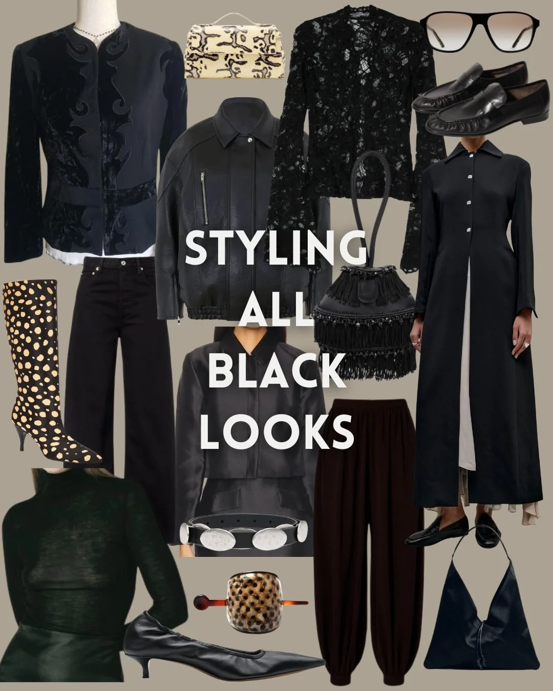 This month&rsquo;s Substack is all about the all-black look and how to take it from flat to intentional. Comment ALL BLACK to shop these looks!
