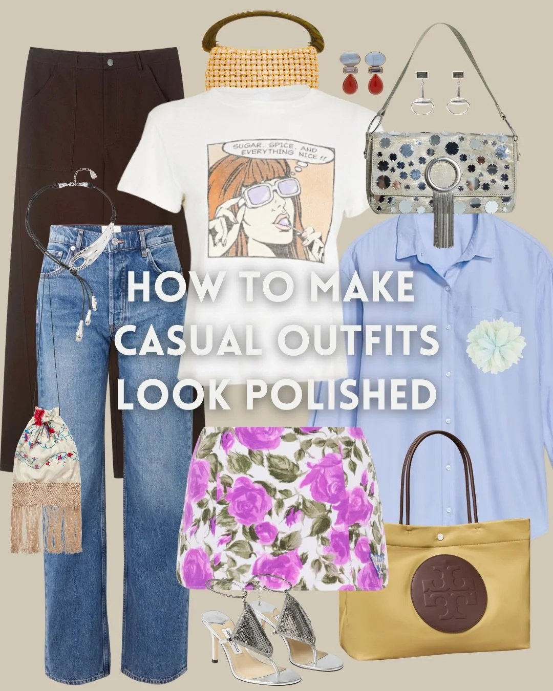 If you&rsquo;ve ever wondered how to make casual outfits look polished, it really comes down to balance. 

Mixing relaxed pieces with something more refined is what creates that effortless, put-together feel. 

I pulled some of my favorite outfit com