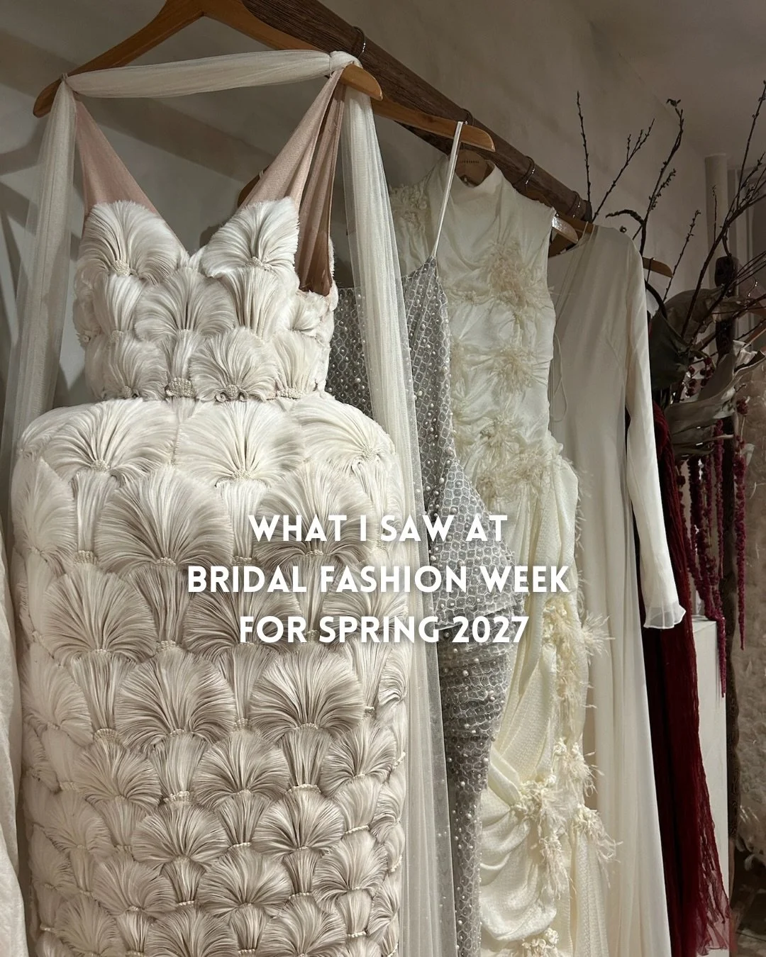 What I saw as a personal stylist at Bridal Fashion Week for Spring 2027 🤍
DM for details 💌 books are open