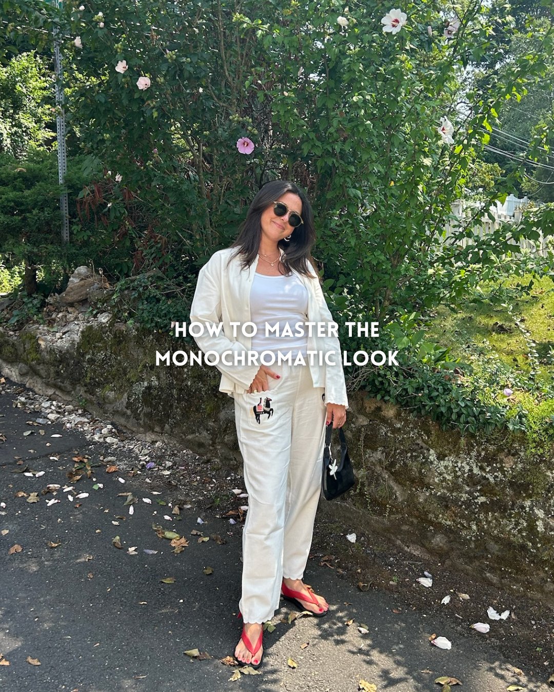 Monochromatic dressing is one of the simplest ways to make an outfit feel intentional.

When everything sits within the same color family, the look automatically feels cohesive. From there, it&rsquo;s just about adding small elements that create dime