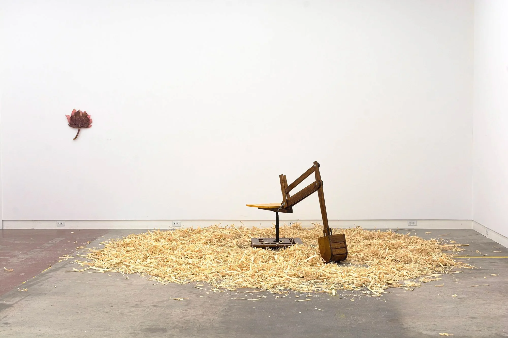 Installation view of   Pieces.  
