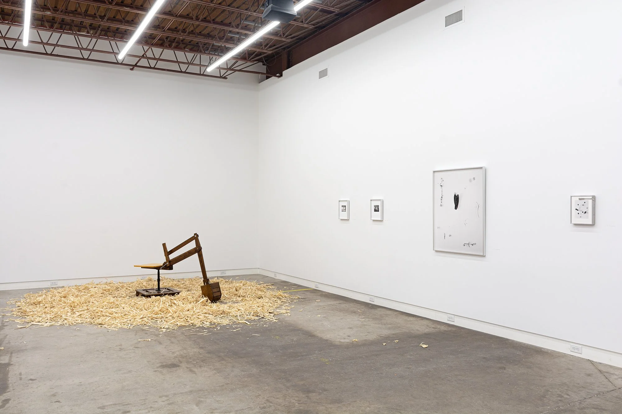 Installation view of   Pieces.  