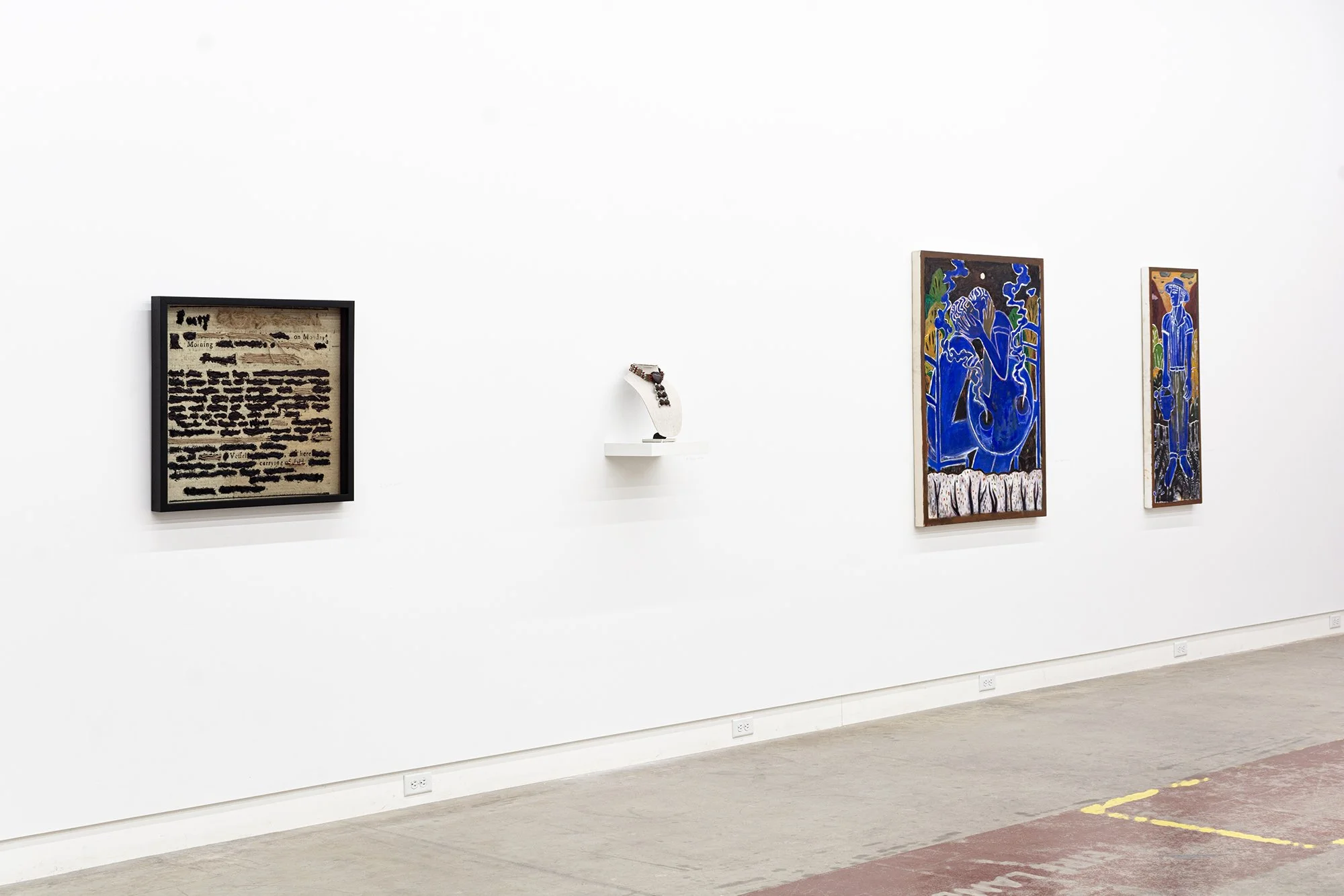 Installation view of   Pieces.  