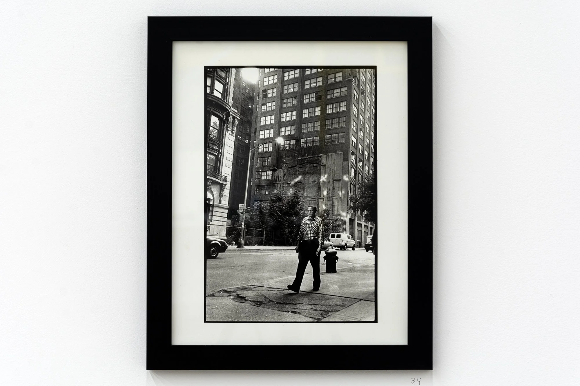 Tim Brennan.  Man , 1998. Black and white photograph. 32 x 40 cm. 