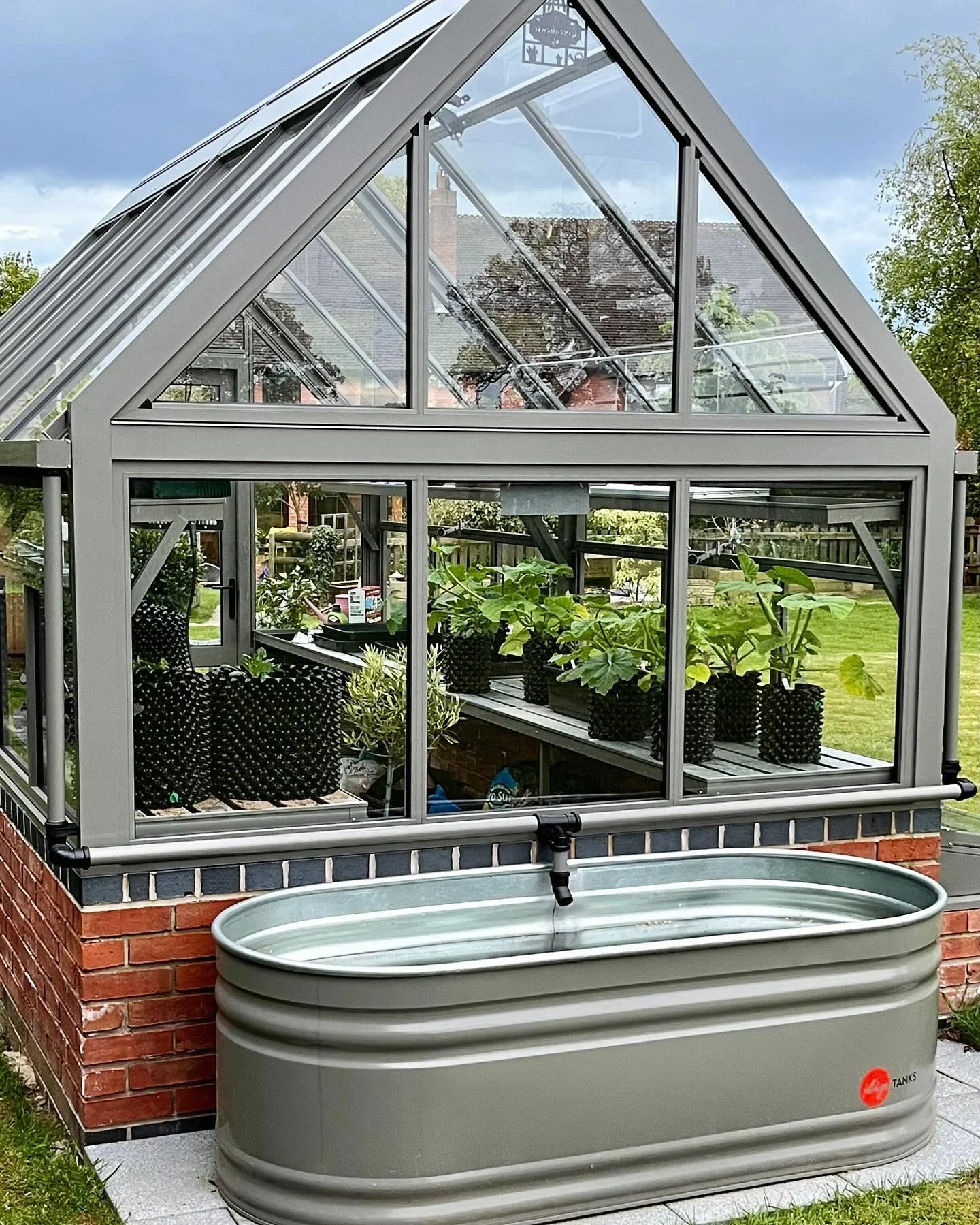 Delighted to share these pictures of a recent custom painted Diptank. RAL 7039 to match the customers stunning @cultivargreenhouses in Quartz Grey. Who knew greenhouses could be so beautiful!? 

#diptanks #takeadip #greenhouse #greenhouselife #garden
