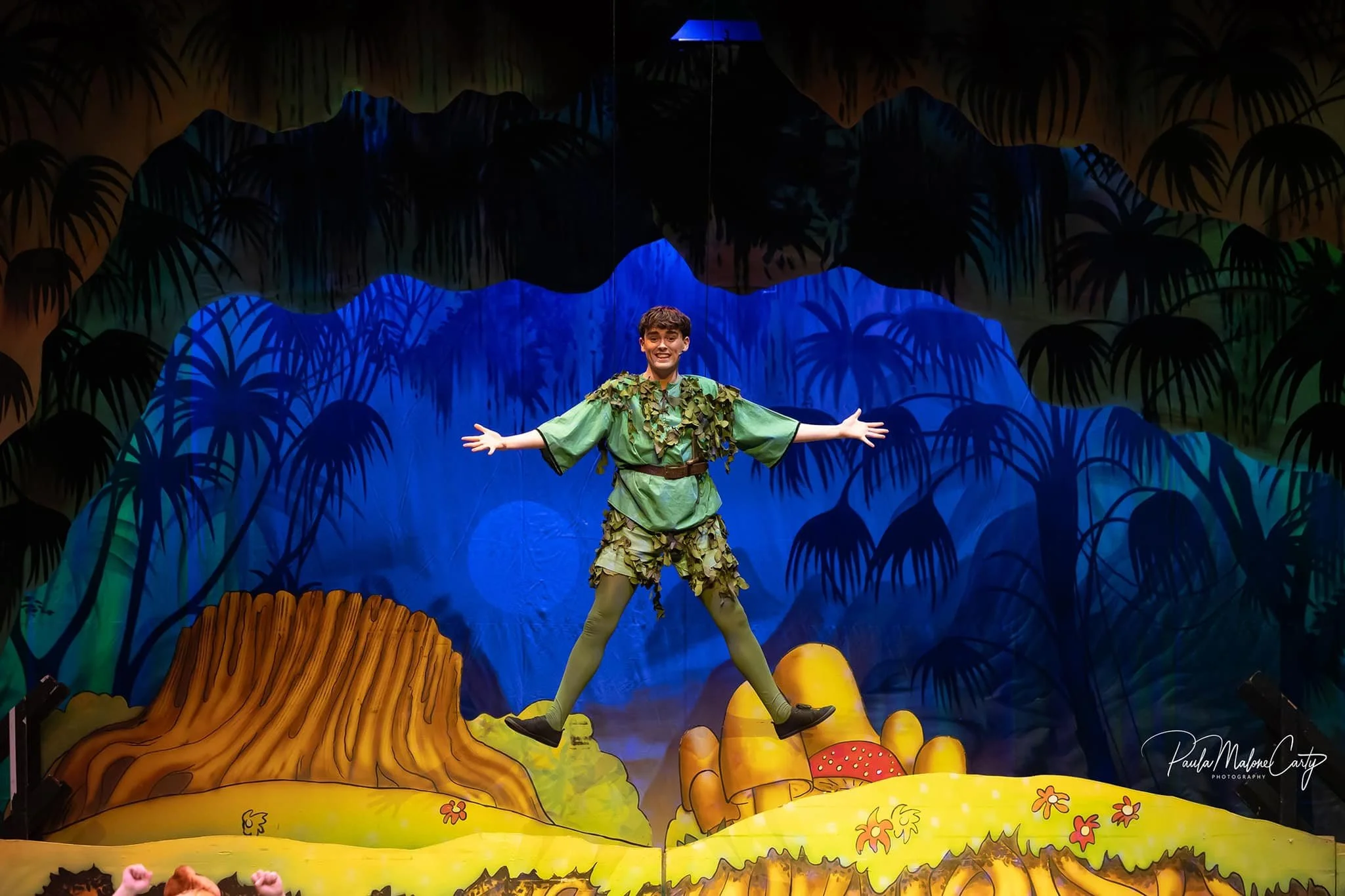 Josh Higginbotham flying high as Peter Pan