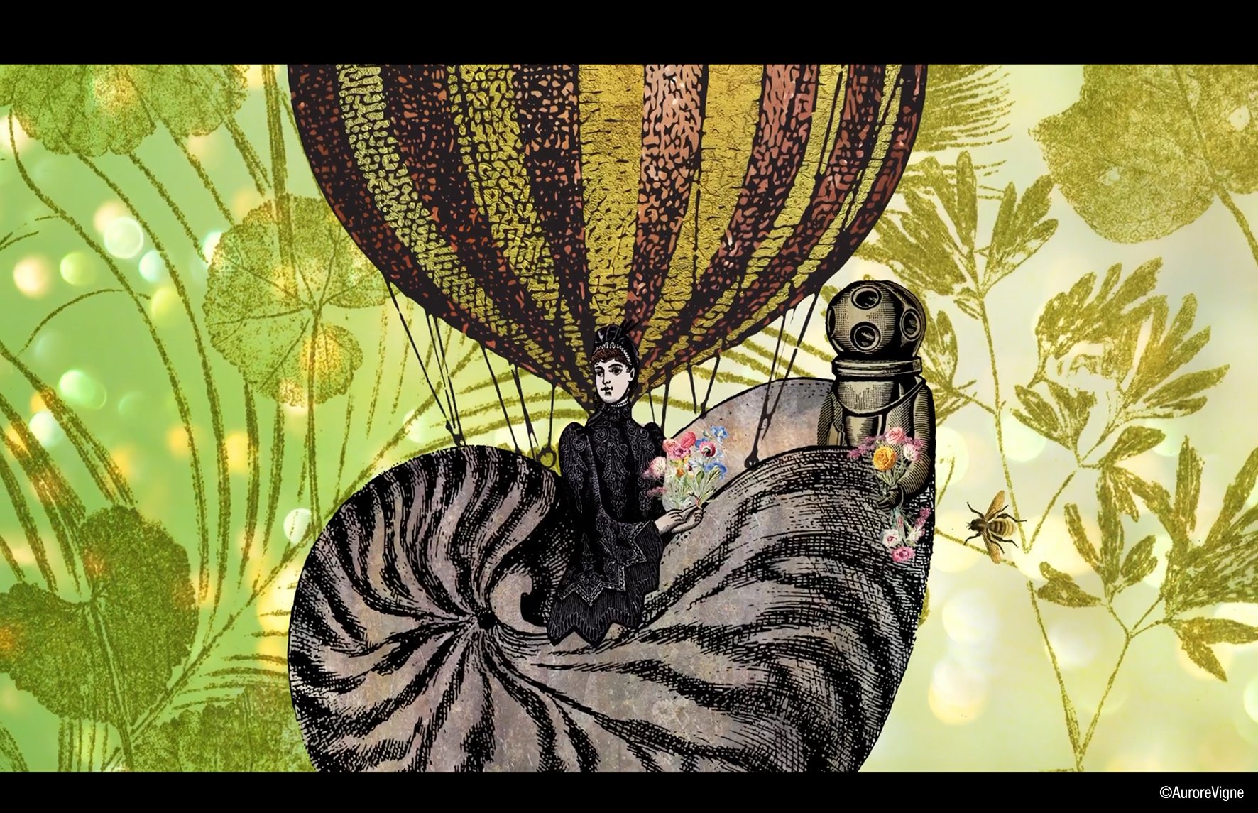 Extract from the video clip of the single "Weightless" for Stephane Nestel. Animated by ©AuroreVigne