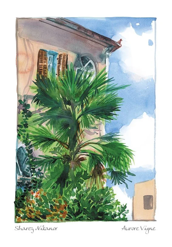 Sharey Nikanor street, Yafo, Israel
The art print features the street Sharey Nikanor, one of the most beautiful of Jaffa (or Yafo).
This street is located in the Maronite area, the Christian neighbourhood of Jaffa, in South Tel Aviv, Israel.
Full of