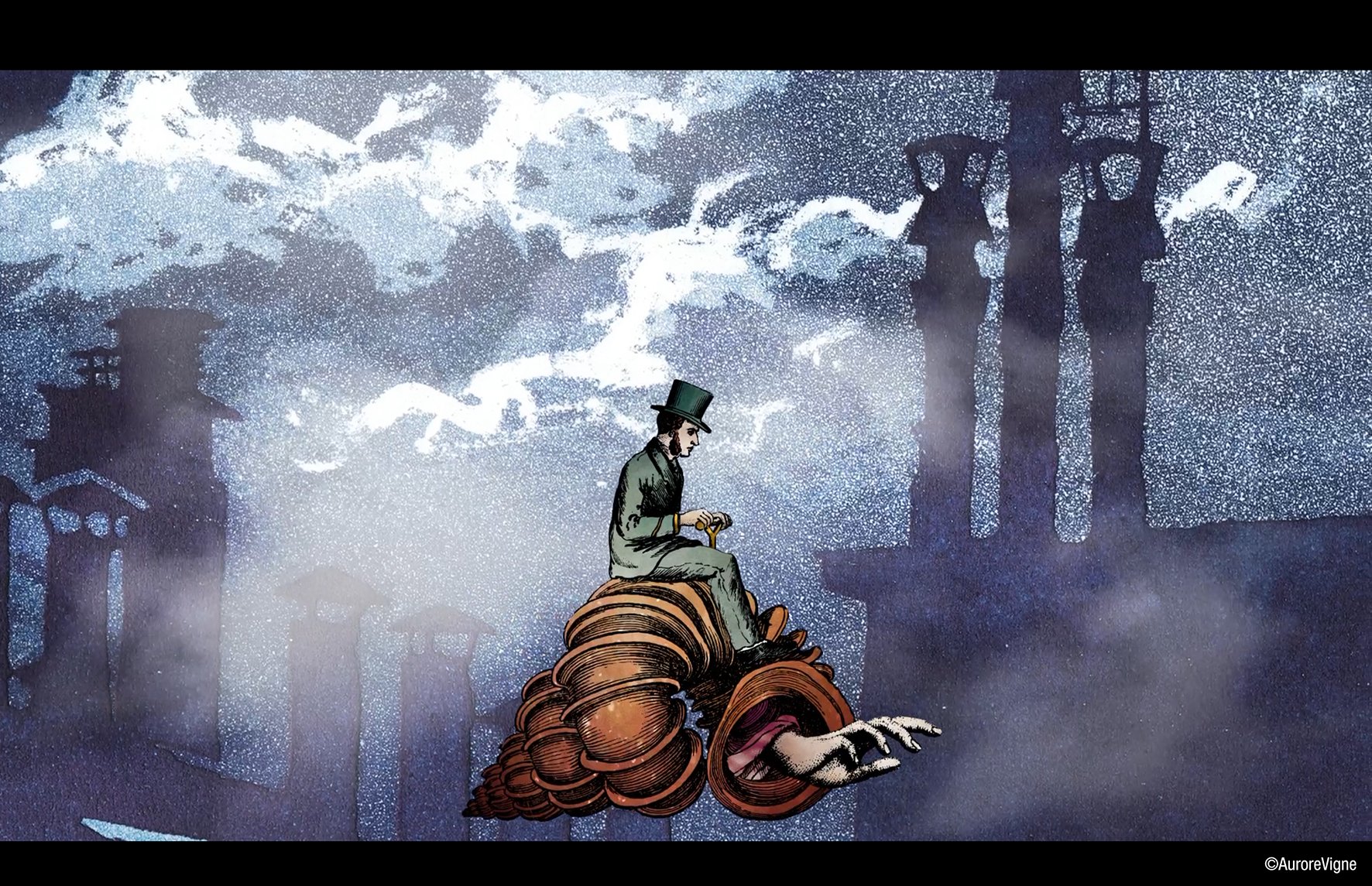 Extract from the video clip of the single "Weightless" for Stephane Nestel. Animated by ©AuroreVigne