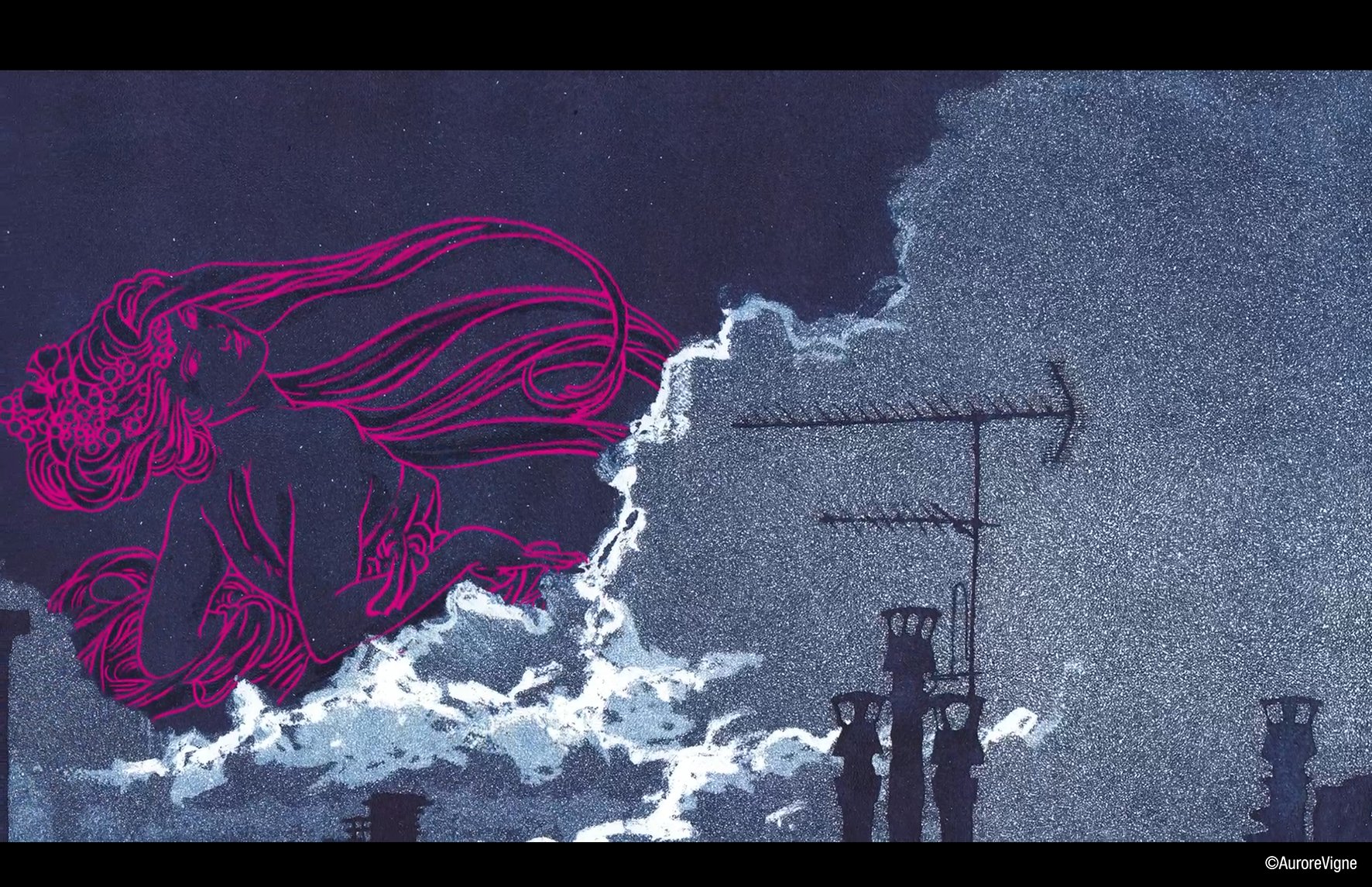 Extract from the video clip of the single "Weightless" for Stephane Nestel. Animated by ©AuroreVigne