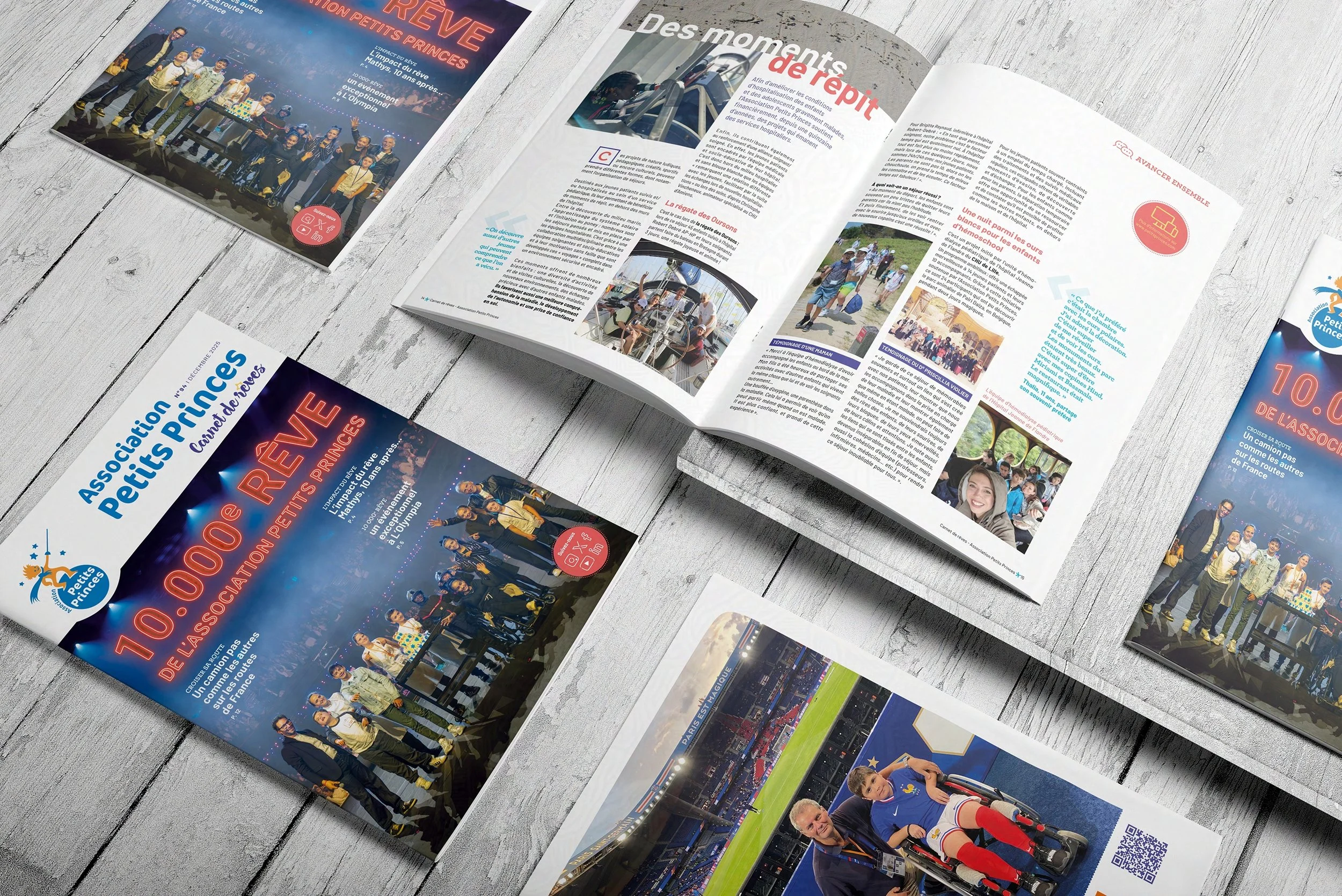 Association Petits Princes
Design of the Magazine n°94/2025 in collaboration with the Atelier Rezai.