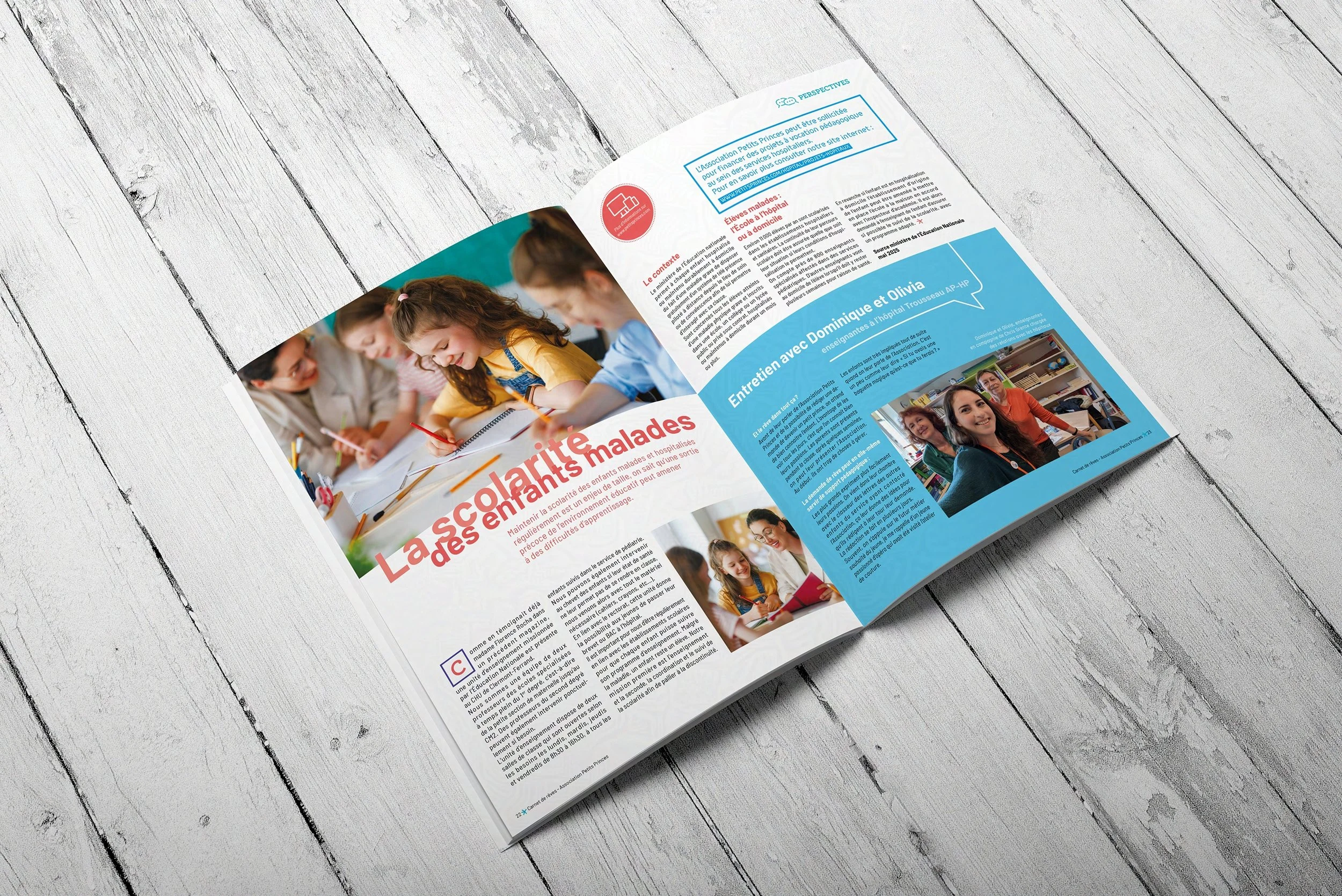 Association Petits Princes
Design of the Magazine n°94/2025 in collaboration with the Atelier Rezai.