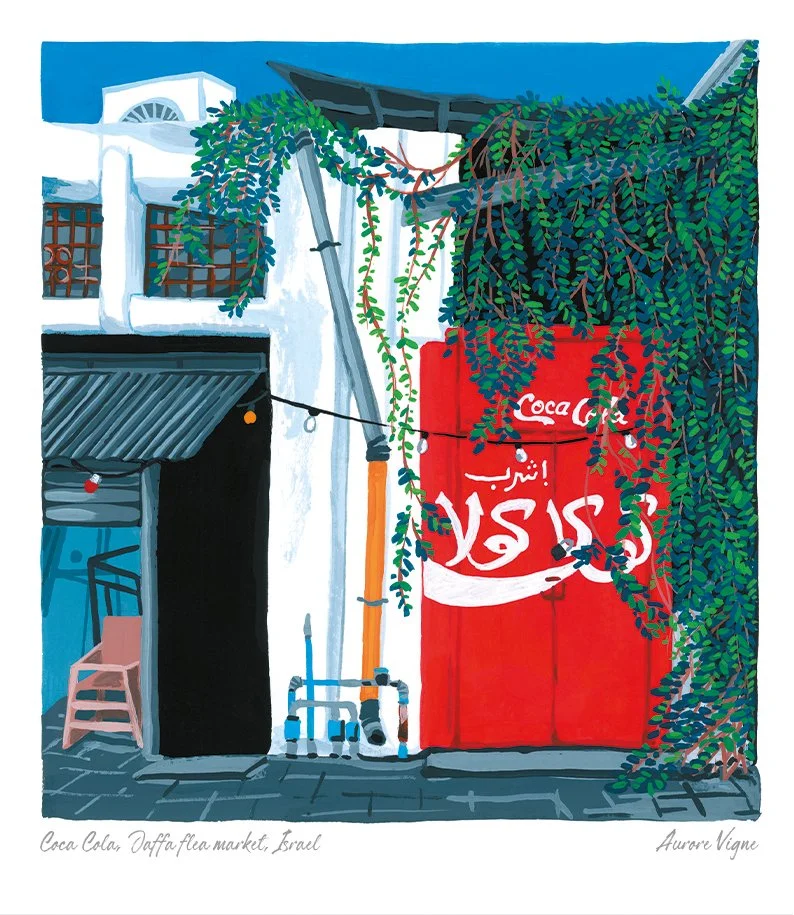 Coca Cola written in Arabic letters in Jaffa flea market, Tel Aviv, Israel
©AuroreVigne