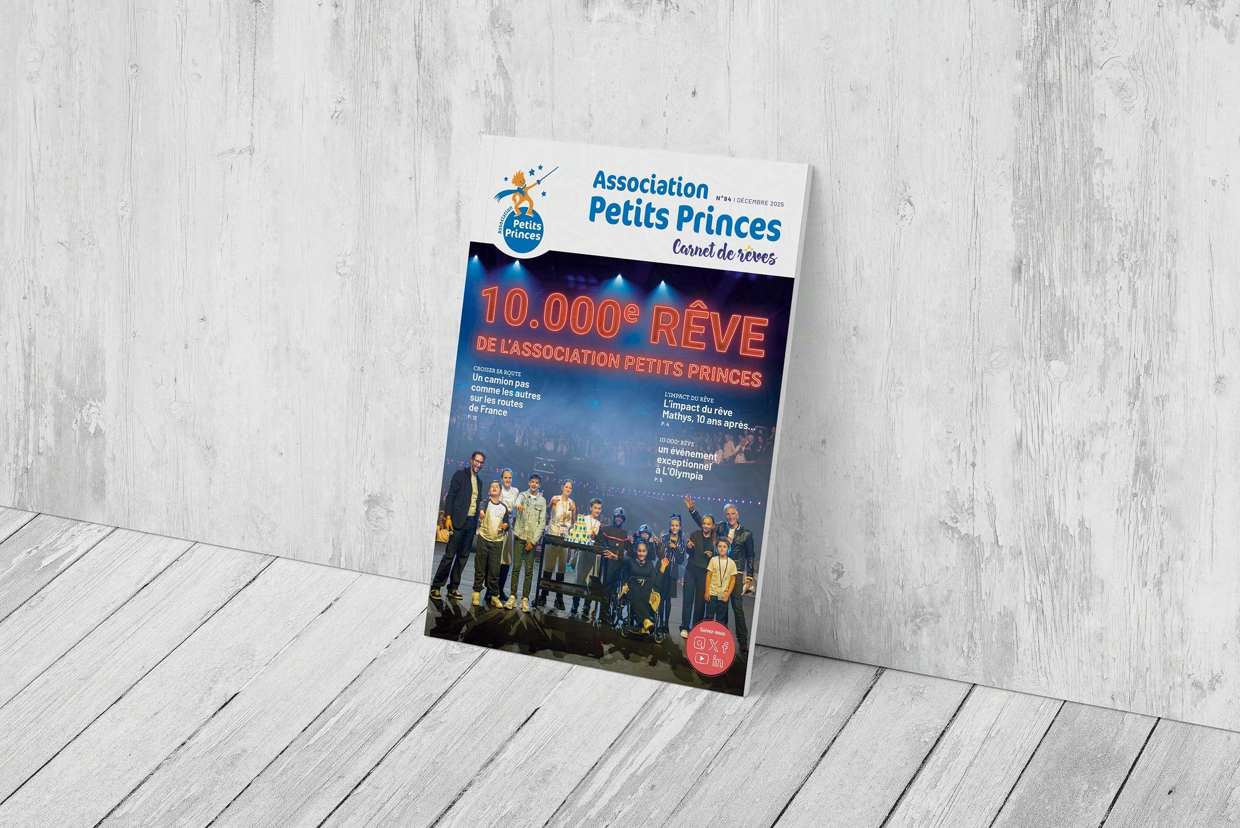 Association Petits Princes
Design of the Magazine n°94/2025 in collaboration with the Atelier Rezai.