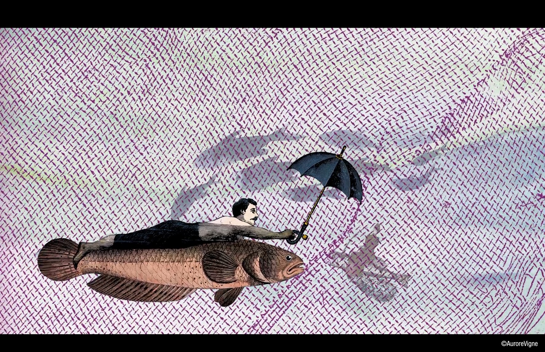 Extract from the video clip of the single "Weightless" for Stephane Nestel. Animated by ©AuroreVigne