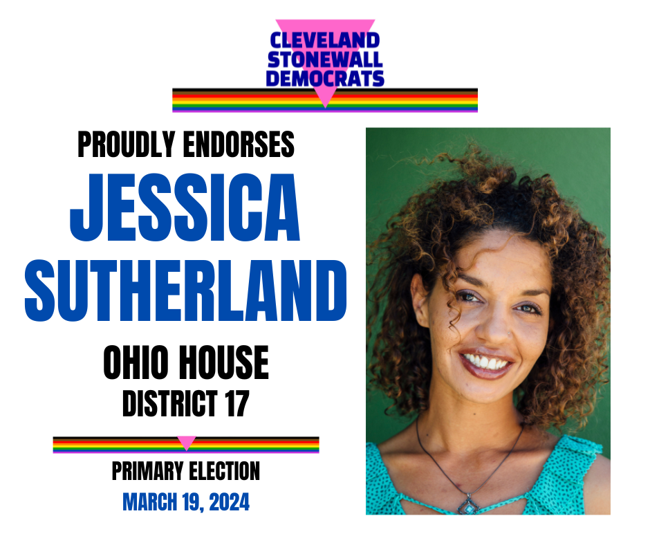 Endorsements — CLEVELAND STONEWALL DEMOCRATS