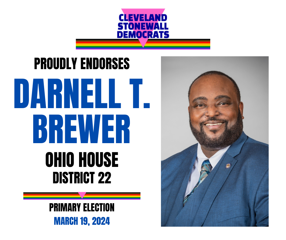 Endorsements — CLEVELAND STONEWALL DEMOCRATS