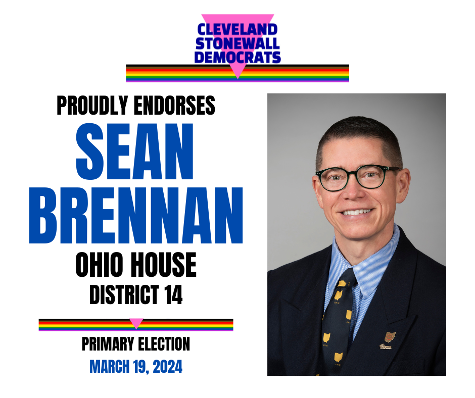 Endorsements — CLEVELAND STONEWALL DEMOCRATS