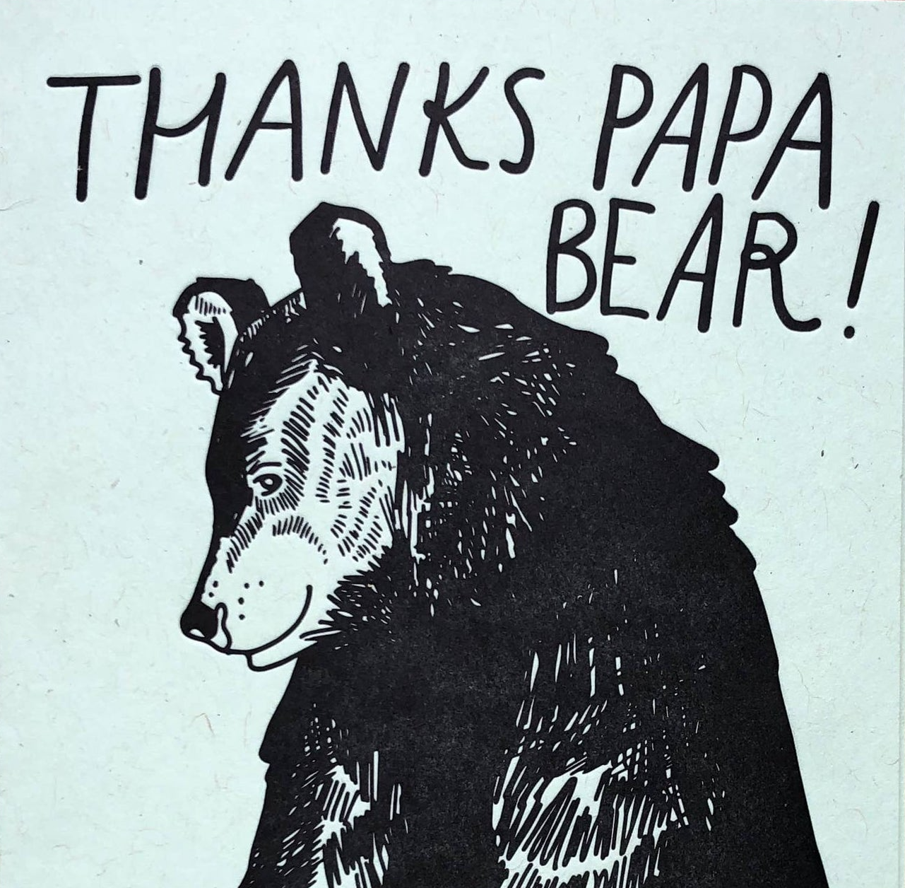 Papa Bear Card